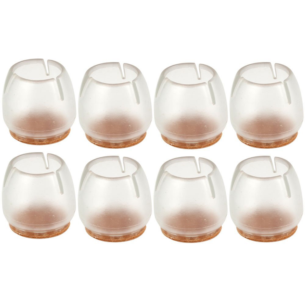 8x Chair Leg Caps Rubber Feet Protector Pads Furniture Table Covers Round Bottom