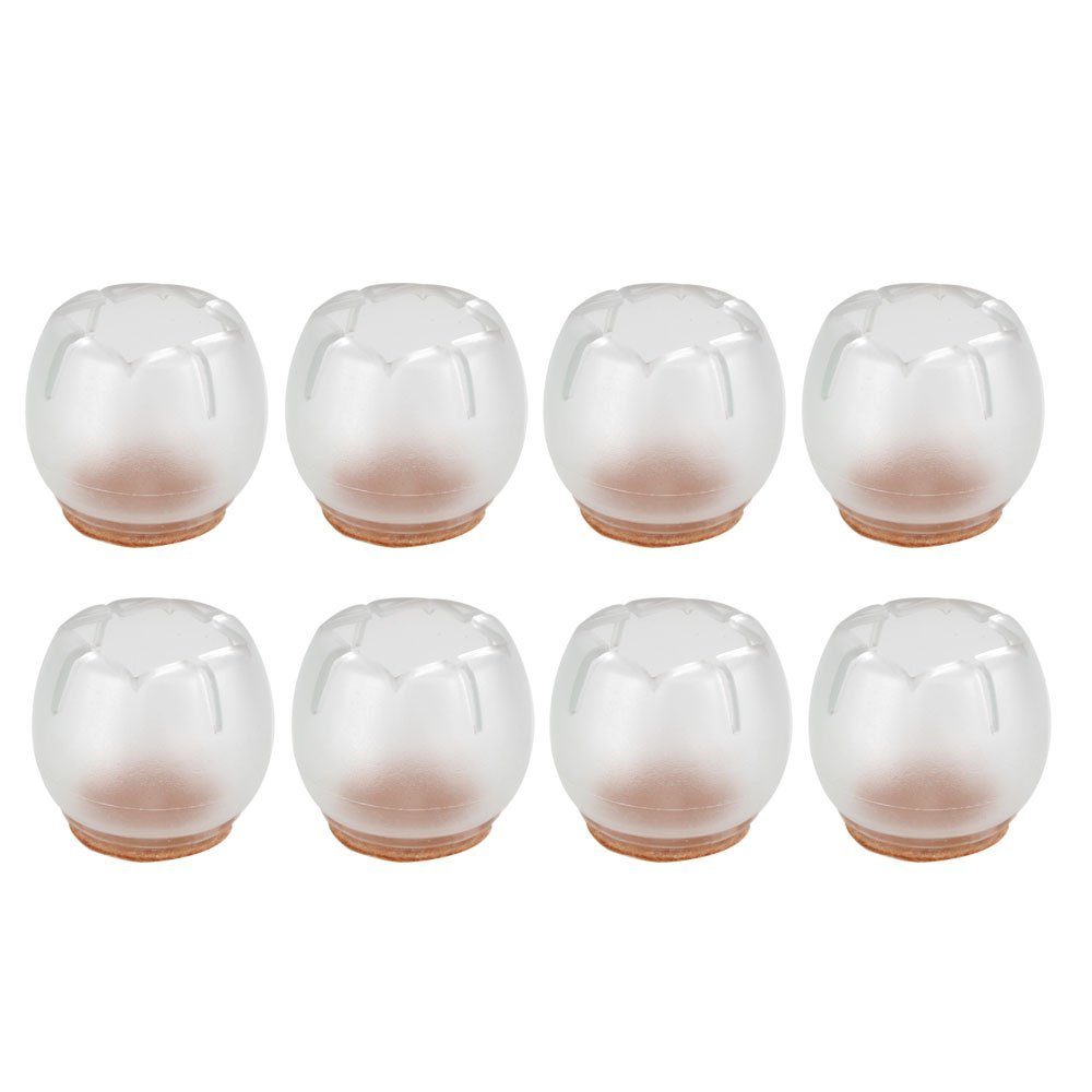 8x Scratch-resistant Rubber Furniture Chair Table Sofa Leg Protective Cap