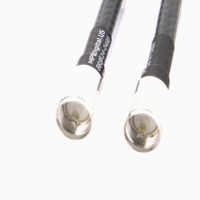 MPD Digital I LMR400 Times Microwave Coaxial Cable I PL259 Male to PL259 Male UHF MPD Connectors I Low Loss RF Coaxial Cable I CB, Ham Radio, Transmitters, Antenna I 6ft