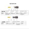 MPD Digital I LMR400 Times Microwave Coaxial Cable I PL259 Male to PL259 Male UHF MPD Connectors I Low Loss RF Coaxial Cable I CB, Ham Radio, Transmitters, Antenna I 6ft view 3