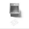 KOHLER Vault(TM) 15" x 15" x 9-5/16" top-/under-mount bar sink with single faucet hole view 1