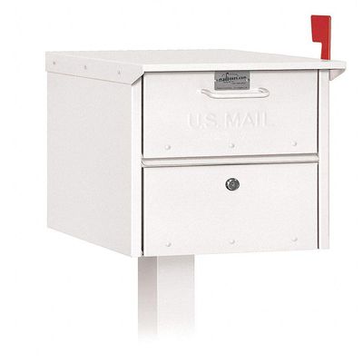 Salsbury Industries 4325WHT Roadside Mailbox, White