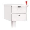 Salsbury Industries 4325WHT Roadside Mailbox, White view 1