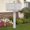Salsbury Industries 4325WHT Roadside Mailbox, White view 2