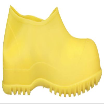 Tingley 35113 Workbrutes PVC Overshoes, Yellow, Small (Men's 6.5-8)