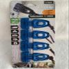 EasyKlip 4104 220lbs Midi 4104 Tarp Clip, 4-Pack, Blue view 1