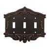 Nostalgic Warehouse Victorian Light Switch Cover Plate, Timeless Bronze view 1