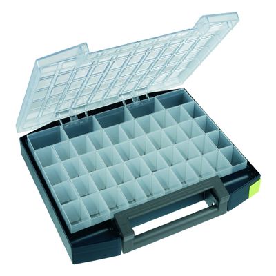 raaco 134897 Blue/Transparent Compartment box Boxxser 55 5x10-45"