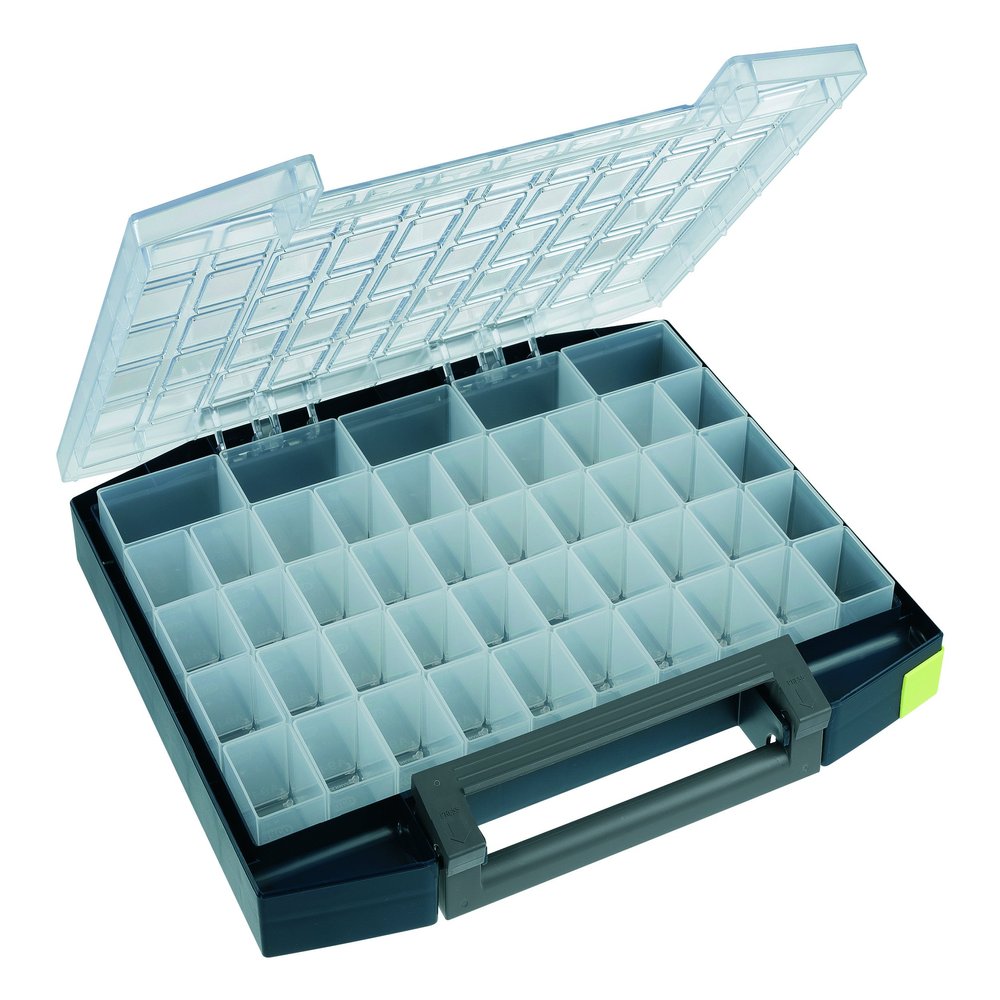raaco 134897 Blue/Transparent Compartment box Boxxser 55 5x10-45"