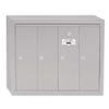 Salsbury Industries Mailbox, Aluminum, Powder Coated, 4 Doors, Surface, 3504ASU - 1 Each view 1