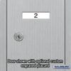 Salsbury Industries Mailbox, Aluminum, Powder Coated, 4 Doors, Surface, 3504ASU - 1 Each view 4