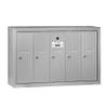 Salsbury Industries Mailbox, Aluminum, Powder Coated, 5 Doors, Surface, 3505ASU - 1 Each view 4