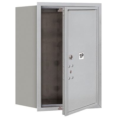 Salsbury Industries 3706S-1PAFP 4C Horizontal Mailbox, Aluminum
