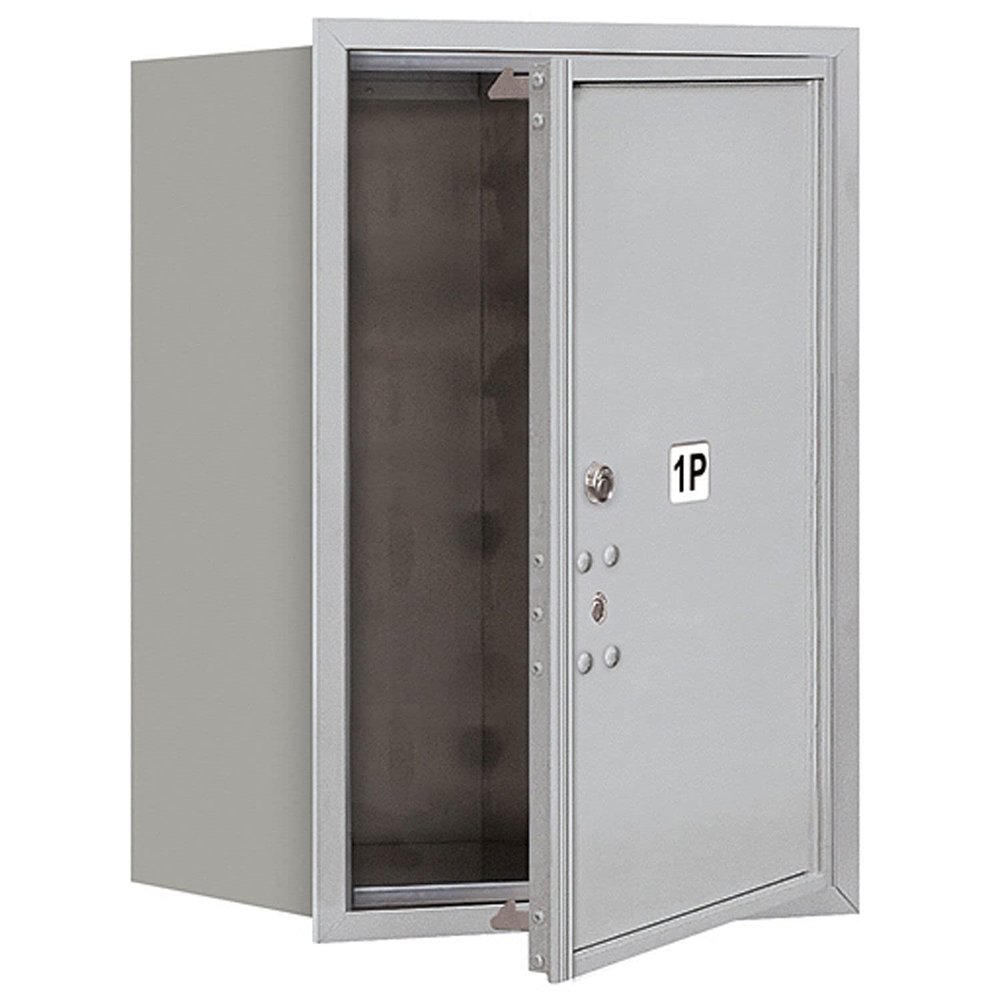 Salsbury Industries 3706S-1PAFP 4C Horizontal Mailbox, Aluminum