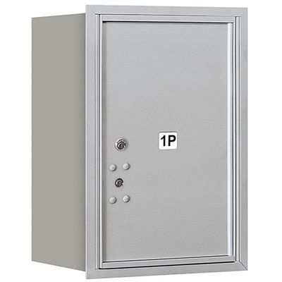 Salsbury Industries 3706S-1PARU 4C Horizontal Mailbox, Aluminum