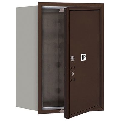 Salsbury Industries 3706S-1PZFP 4C Horizontal Mailbox, Bronze