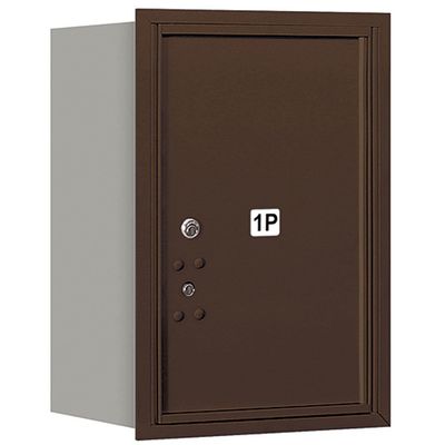 Salsbury Industries 3706S-1PZRP 4C Horizontal Mailbox, Bronze