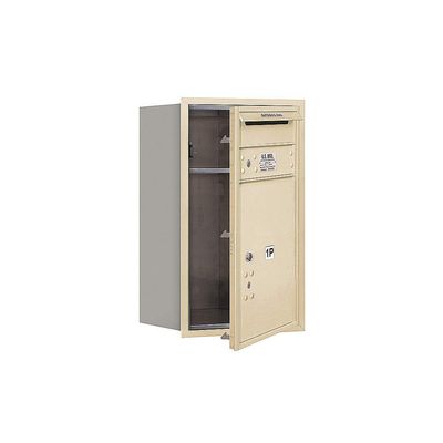 Salsbury Industries 3707S-1PSFU 4C Horizontal Mailbox, Sandstone