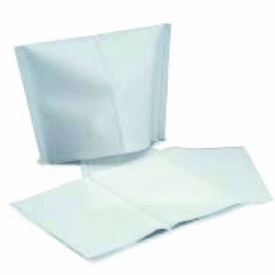 HEADREST COVER WHITE 10"X 13" 500/CASE! Clear Plastic Dental Barrier