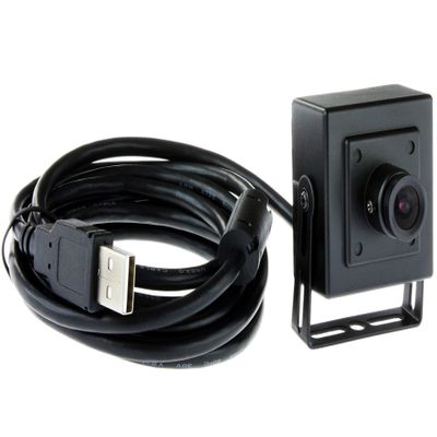 ELP 2mp High Speed 3.6mm Lens USB Camera with Black Case 1080P Mini UVC USB2.0 Video Webcam CCTV Surveillance Machine Vision System Home Baby Monitor PC Camera for Laptop,Computer,Jetson Nano