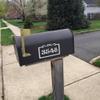 Home Address Numbers Mailbox Wall Decals Custom Vinyl Art view 2