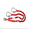 Elk River 35416 Flex-NoPac Energy-Absorbing 2 Leg Polyester Web Lanyard with Zsnaphook and Aluminum Carabiner, 3600 lbs Gate, 6' Length x 1-1/2" Width view 1