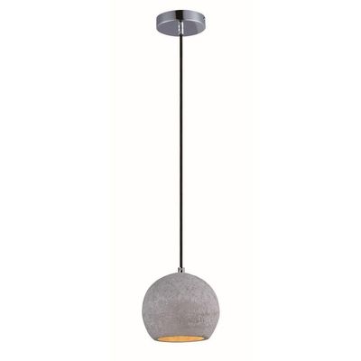 Maxim Crete 1 Light Small Pendant with Polished Chrome Finish