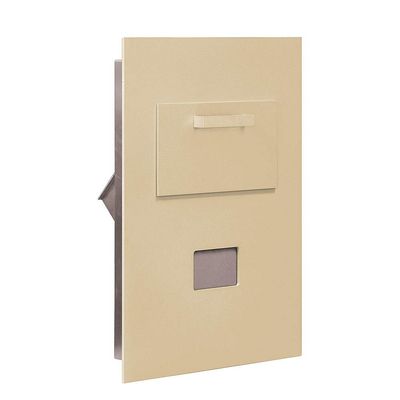 Salsbury Industries 3600C5-SRU Collection Unit for 5 Door High 4B-Plus Units Rear Loading USPS Access Mailbox, Sandstone