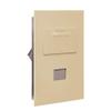 Salsbury Industries 3600C5-SRU Collection Unit for 5 Door High 4B-Plus Units Rear Loading USPS Access Mailbox, Sandstone view 1
