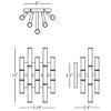 Robert Abbey 686 Ten Light Wall Sconce view 2