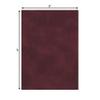 Burgundy Suede Texture 5x7 Backing Board - Uncut Photo Mat Board (10-Sheets) view 2