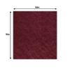 Burgundy Suede Texture 5x7 Backing Board - Uncut Photo Mat Board (10-Sheets) view 3