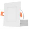 Westgate Lighting 15W 6 Inch Ultra Thin Slim Recessed Lighting Kit Square Shaped Dimmable LED Retrofit Downlight - External Junction Box Included - 5 Year (1 Pack 2700K Warm White) view 3