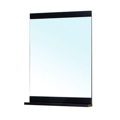Bellaterra Home 203172-MIRROR Solid Wood Frame Mirror Cabinet, Black