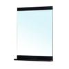 Bellaterra Home 203172-MIRROR Solid Wood Frame Mirror Cabinet, Black view 1