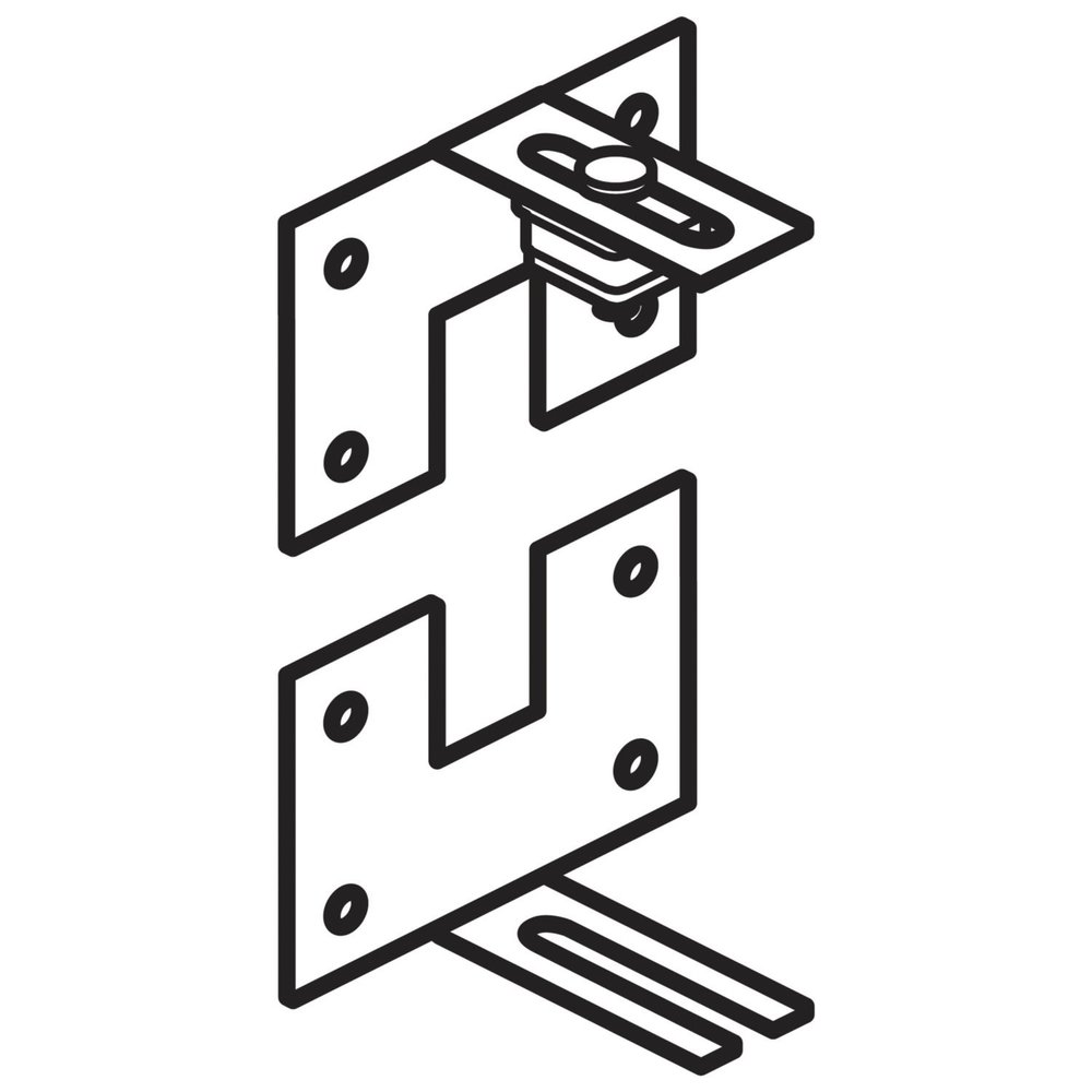 BSXPWB1GY - Basyx by HON Verse PWB-1 Adjustable Wall Bracket