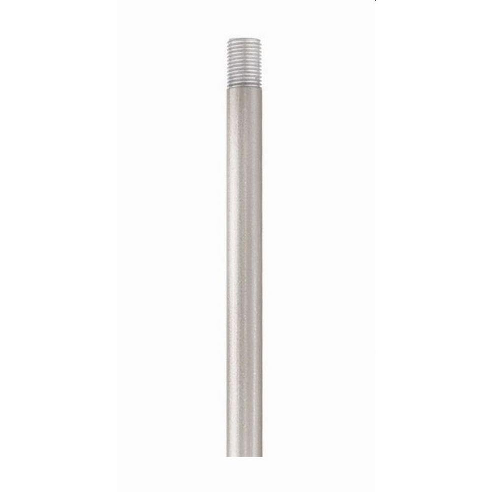 Livex Lighting 56050-34 Accessory - 12 Inch Extension Rod, Brushed Silver Finish