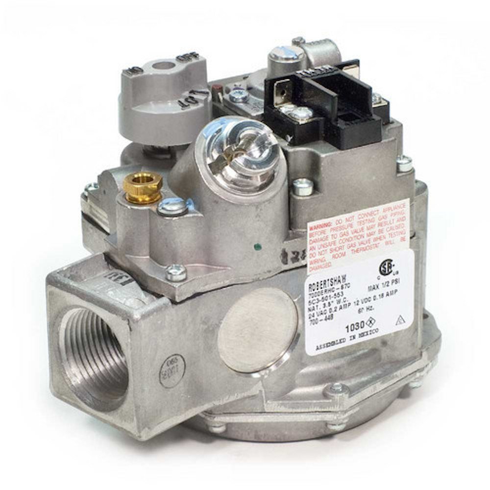 Robert Shaw Gas Valve Nat. 1/2 Inch X 1/2 Inch 700-887
