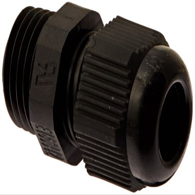 Morris Products Nylon Cable Glands NPT Thread Watertight, Durable Collet Design Accommodates Cords, Cables, Tubing Internal Ratchet, Self-Locking 1/4"