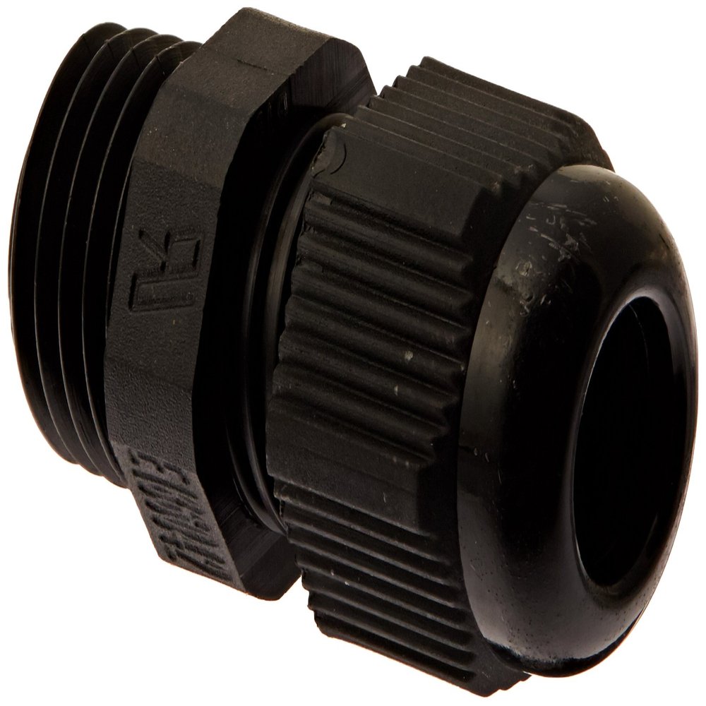 Morris Products Nylon Cable Glands NPT Thread Watertight, Durable Collet Design Accommodates Cords, Cables, Tubing Internal Ratchet, Self-Locking 1/4"