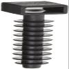 Morris Products 20348 Wall Plug Mounts, 0.38" Width Acceptance (Pack of 100) view 1