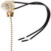 Morris 70010 Pull Chain, SPST Brass, On-Off, 6-inch Leads, 1.25-inch x .825-inch x .625-inch, 1-Pack view 1