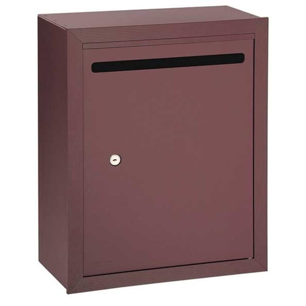 Salsbury Industries 2240ZP Standard Surface Mounted Letter Box with Commercial Lock, Private Access, Bronze