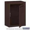 Salsbury Industries 2240ZU Standard Surface Mounted Letter Box with USPS Access, Bronze view 2