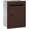 Salsbury Industries 2245ZU Standard Recessed Mounted Letter Box with USPS Access, Bronze view 1