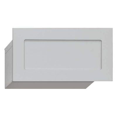 Salsbury Industries Drop Box, Aluminum, Powder Coated, 1 Doors, Recessed, Assembled 2255ALM - 1 Each