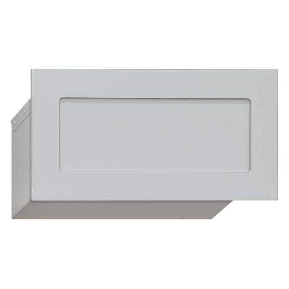 Salsbury Industries Drop Box, Aluminum, Powder Coated, 1 Doors, Recessed, Assembled 2255ALM - 1 Each