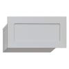 Salsbury Industries Drop Box, Aluminum, Powder Coated, 1 Doors, Recessed, Assembled 2255ALM - 1 Each view 1