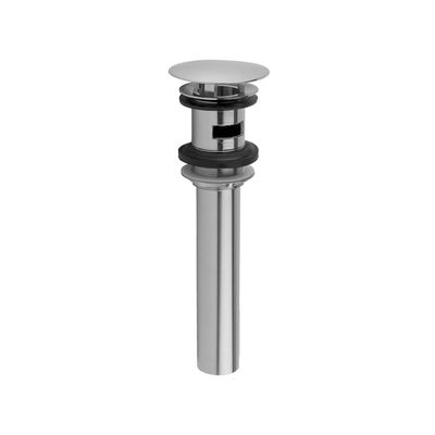 Jaclo 829-BU P.O Style Stationary Round Top Drain with Overflow Holes, Bronze Umber