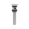 Jaclo 829-BU P.O Style Stationary Round Top Drain with Overflow Holes, Bronze Umber view 1